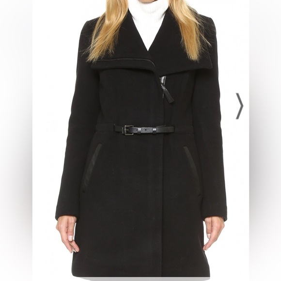 Mackage Valencia belted wool/cashmere coat - Picture 1 of 8